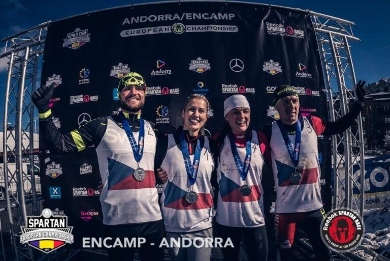 1. místo na Mistroství Evropy ve Spartan Race Team